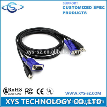 Factory sale usb 2.0 kvm cable